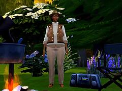 Háromszemélyes szórakozás a Sims 4 rajzfilmváltozatával