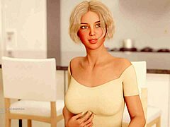 Big tits and athletic body in 3D cartoon