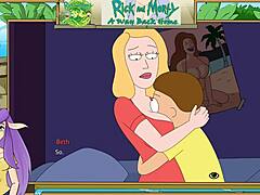 Rick et Morty rentrent chez eux dans la saison 4, épisode 7, avec un focus sur les gros seins