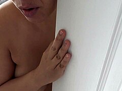 French matron's intimate encounter with a sizable black shaft in POV