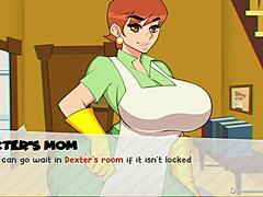 Animerade mogna damer i ett hett Dexter-tema PC-spel