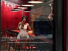 Anna's erotic journey continues in a bar with sensual foreplay and 3D animation