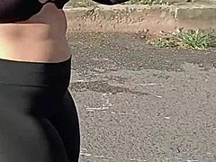 A Latina mom with a big ass and small boobs seduces me for sex on my way to college
