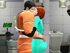 Danny Phantom's wild encounter with his animated mom in Sims 4