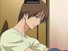 Steamy encounter between stepmom and stepson in animehentai's busty hentai collection