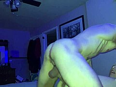 Muscular guy fucks hotwife's pussy and takes her for a ride in part 2