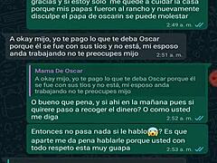 Step mom and I celebrate Valentine's Day with my best friend Oscar on WhatsApp