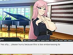Anime lover Aria indulges in her first-ever masturbation session