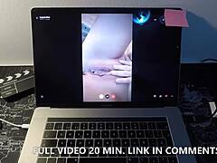 Sexe et masturbation avec une milf espagnole sur webcam