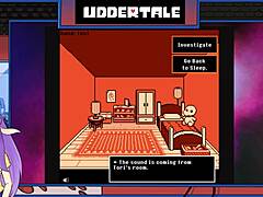 Intense anal sex and tattooed vagina masturbation in Sfg's uddertale part 3